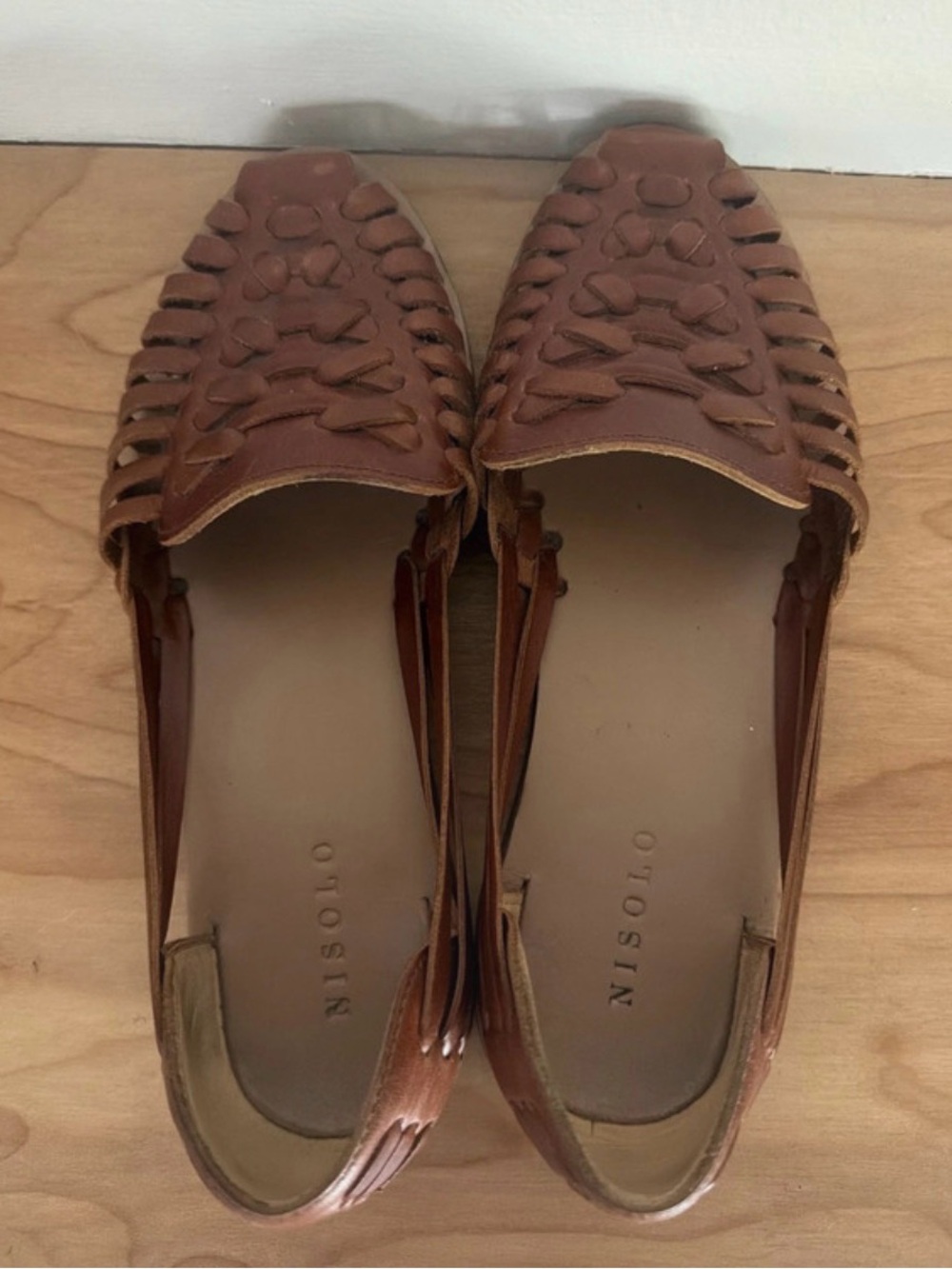 Nisolo Brown Woven Leather - Picture 3 of 9